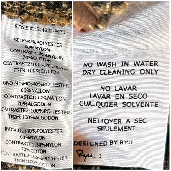 ONLY 1 LEFT, Size Medium Boho Brown and Ivory Ryu Top, Textured with Dot Detail - Picture 15 of 15